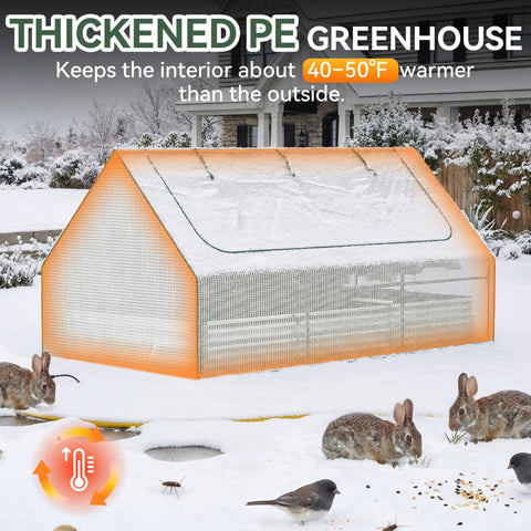 Raised Garden Bed With Self Watering System 8x4x1 Ft Elevated Planter Boxes Outdoor With PE Cover Galvanized Raised Beds For Vegetables, Flowers, Backyard And Patio, Low Maintenance Moisture Control For A Greener Harvest