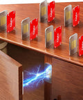 Six Sets Ultra Strong Magnetic Cabinet Door Catches No Drill Easy To Install Invisible Ultra Thin Magnets For Tight Cabinet Closures