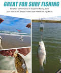 Flat Disc Fishing Sinkers For Saltwater Surf Fishing and Bottom Drifting Coin Shaped Sinker Weights with fishes and line setup