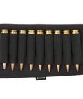 Buttstock Ammo Holder For Rifles Nine Shell Cartridges Pouch With Quick Access Durable Black Shooting Gear