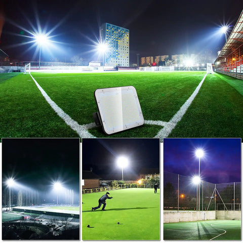 240W Outdoor Flood Light Beast Bright 36000LM 5000K Daylight IP66 Waterproof illuminating sports fields at night