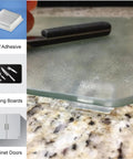 Clear Adhesive Bumpers Set Of 23 Square And Round Protective Pads For Glass Tables And Picture Frames Self Stick Made In USA