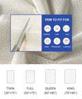 Heavy Duty Queen Mattress Gripper Pad With Dual Sided Nonslip Rubber Base To Keep Your Bed Locked Tight And Put An End To That Pesky Bed Frame Slide Every Night with measuring and cutting instructions.