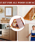 100 Pcs Wood Filler Sticks With 50 Colors For DIY Quick Scratch Repair On Wood Furniture Floors Cabinets Tables And Doors