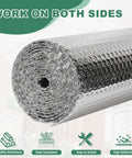 Roll of Reflective Bubble Insulation Sheet With Double Sided Aluminum Foil Shield for Windows RV Roof Garage Door Insulation 23.6In X 10Ft Heat Reflective Radiant Barrier
