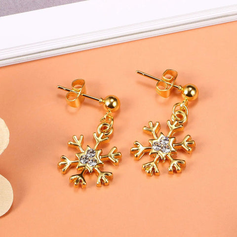 200 Pieces Ball Post Earring Studs And 240 Butterfly Backings Round Ball Ear Pins With Loop For Jewelry Dangle Earring Making In 4 Colors 4 mm Perfect For DIY Jewelry Making And Crafting Great Starter Kit For Beadwork And Earrings gold ball post studs with butterfly backs and snowflake dangles