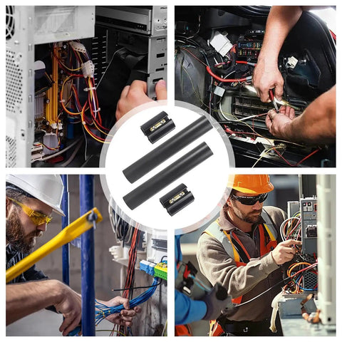 Ultimate Underground Electrical Wire Splice Kit Featuring Two Heavy Duty Heat Shrink Tubes For Robust Direct Burial Seals That Keep Water And Debris Out While Providing Reliable Solid Connections For A Super Smooth Mounting Job, for wire repairs