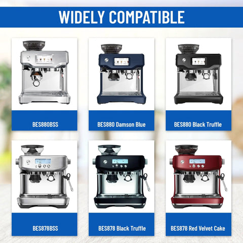 Game Changer 4 Pack Water Filter Refills With 30 Descaling Tablets Compatible With Breville Barista Pro Oracle Touch Dual Boiler Espresso Gear No Sweat Cleaning Every Single Day - espresso machines in various colors.
