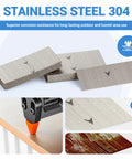 Hella Sturdy Three Eighths Inch 23 Gauge Pin Nails In 304 Stainless Steel Micro Headless Finish Nails For Nail Gun Trim Carpentry And Fine Woodworking Crafts 1500 Piece Pack with a close-up of pin nail strips.