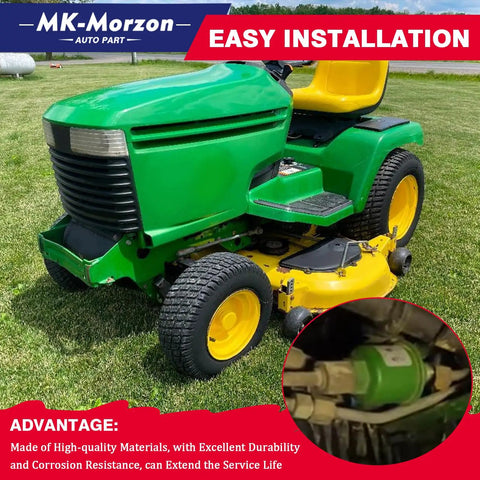 John Deere lawn tractor with Beefed Up Transmission Oil Filter Kit For GX325 GX335 GX345 GX355 shown.