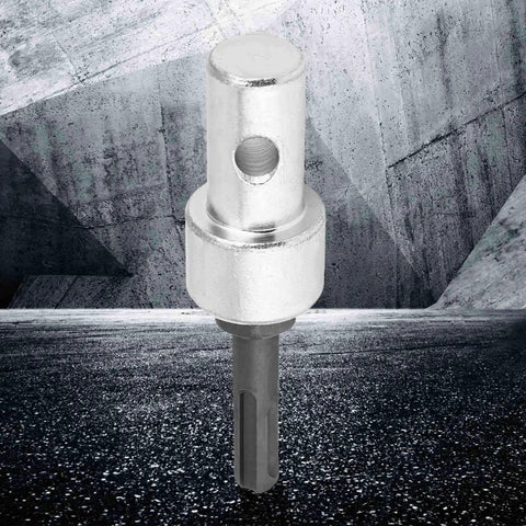 Heavy Duty Drill Bit Adapter For Electric Drills Round Shank Earth Auger Connector Metal Construction