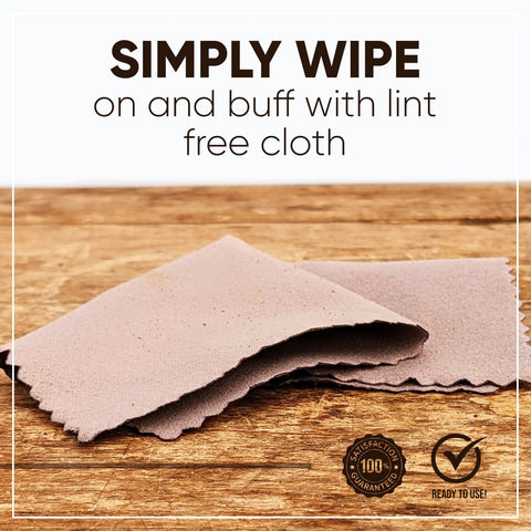 Choji Oil Tool Cleaning Kit For Knife And Sword Care With Rust Eraser And Lint Free Cloth Included on wooden surface