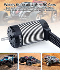 2050Kv 4 Pole Brushless Motor K4068 5S Hi Torque For 1/8 Scale RC Buggy Truggy Monster Cars illustrating universal fit