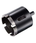 Close-up of uxcell 60mm diamond core drill bit hole saw for wet use, black metal body