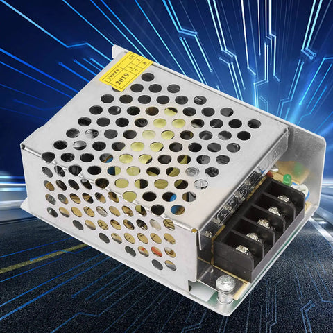 Heavy Duty 12V 2A DC Switching Power Supply Driver for Industrial Equipment and LED Home Lighting Aluminum Alloy Case, Rust Resistant, Durable Build, Reliable Performance, A Real Workhorse for Tough Environments. Aluminum alloy power supply with perforated case