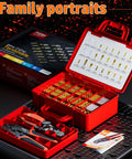 Pro Grade Open Barrel Crimping Tool Kit For Car Audio And Auto Wiring with various connectors and ratcheting wire crimper