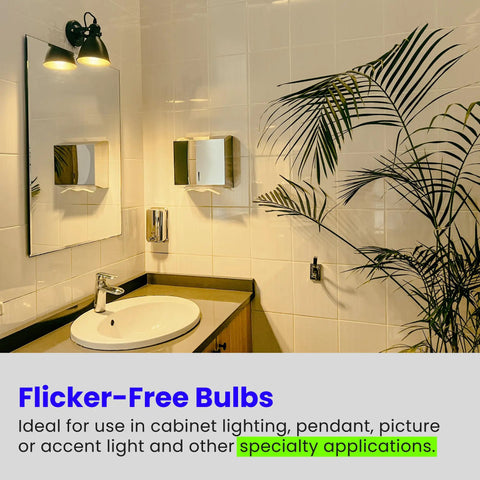 Bathroom with mirror, warm light, Enhance LED MR16 Reflector Bulb 50W Equivalent with GU5.3 Base 3000K Bright White Dimmable Indoor Outdoor