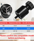Easy To Use Screw Anchor Expander For Caulking Anchors 1/4 Inch To 20 Quick Masonry Fastener Setter with compatibility chart