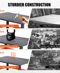 Comparison of 36 By 24 Inch Steel Welding Table With 1200 Pounds Capacity and other surfaces, highlighting sturdiness and load capacity.