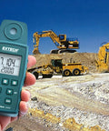 UVA Light Meter 320 To 400 Nanometer Digital Ultraviolet Light Tester With Backlit LCD Display in construction site