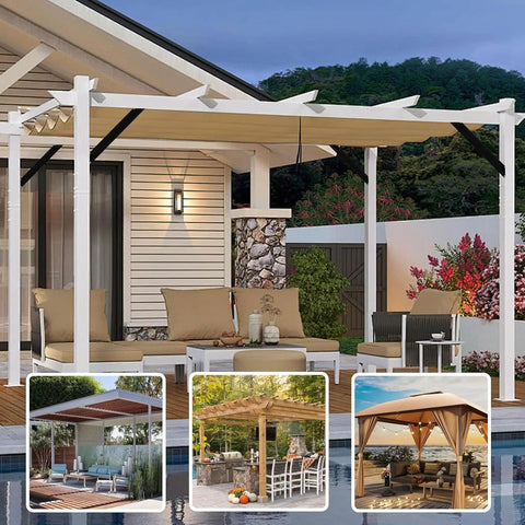 4 Pack 45 Degree Angle Pergola Bracket Kit For Wooden Structures Heavy Duty Connector Braces For Gazebos Tree Houses Cabins And Patios Built To Last DIY Install And Rock Solid Structural Support