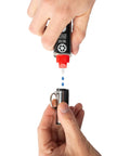 Filling Permanent Fire Starter 5 Pack, Waterproof Metal Keychain Lighter For Camping Stoves Grills And Emergencies, Unlimited Strikes Anywhere