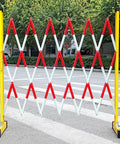 Built Like A Tank Retractable Traffic Barricade Featuring Smooth Glide Pulleys And A Quick Fold Stand for crowd control