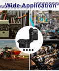 Collage of industrial settings featuring Two Piece 90 Degree 1 To 1 Spiral Bevel Gear Set Ground Mod 1 12mm Bore 25 Teeth