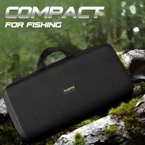 Compact carrying case for All In One Telescopic Spinning Rod And Reel Combo For Beginners With Lures Hooks Line Bag Case And Accessories Fishing Gear Organizer 2 1M 6 89Ft Ready To Hit The Water.