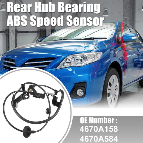 Rear Right ABS Speed Sensor For Mitsubishi Outlander 2002 2012 And Lancer 2007 2010 OE 4670A158 4670A584 with car background