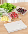 Pint Size Vacuum Sealer Bags 100 Pack 6x10 Inches Heavy Duty Commercial Grade Precut Storage Bags for Sous Vide and Meal Prep