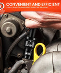 2 Piece Impact Socket Adapter Set Three Quarter Inch Female To One Half Inch Male For Impact Driver Wrench in use