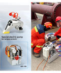 Top Tier Hydraulic Torque Wrench Featuring Adjustable Square Drive And Bulletproof Three Percent Accuracy For Knocking Out Massive Bolts Smooth Operation Up To Seventy Mega Pascal Pressure Goes Hard All Day with electric pump in industrial setting.