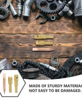 Pro Dent Chuck Tip Kit for Spot Welders, built tough metal construction shown among workshop tools for dent repair.