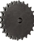 Heavy Duty Double Roller Chain Sprocket With Type B Hub For 12B Chain 38 Teeth 25 Mm Bore, side view showing teeth design.