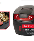 Top Shelf 80 Watt Heated Ultrasonic Case Cleaner 2 Liter Tank with digital display cleaning gun parts and brass.