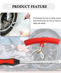 Heavy Duty Tire Spoon Lever Tool Set With 3 Spoons And 2 Rim Protectors, Motorcycle Dirt Bike Lawn Mower Use