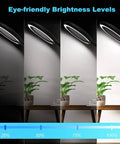 5X Rechargeable Magnifying Glass With Light And Stand dimmable brightness levels for crafts and reading