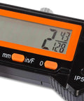 Digital Caliper 6.1 Inches Stainless Steel Water Resistant With LCD Readout And Storage Case IP54 Rated close-up view