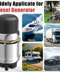 Heavy Duty 12V 50A Push Button Starter Switch Two Pack Waterproof Momentary Start Button for various vehicles shown