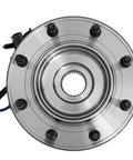 Close-up view of Built Tough Front Wheel Bearing And Hub Assembly Kit for 2007 To 2013 Chevy GMC Silverado Sierra.