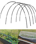 All Purpose Garden Hoop Kit With 5 Sets Of 7 Foot Fiberglass Hoops For Raised Beds rust proof frame with row cover