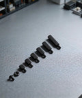 180Pcs M3 Black Hex Nylon Standoff Spacer Nut Kit With Screws And Nuts Male To Female Spacers From 6mm To 20mm Dope Hardware Set For FPV Drones And Electronics Builds, M3 black nylon spacers with screws and nut