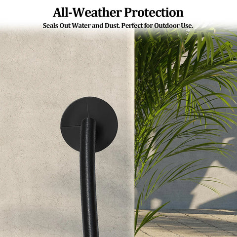 Grommets For Starlink Cables 0.75 Inch Wall Pass Through Silicone Grommets Dustproof Waterproof installed in outdoor wall