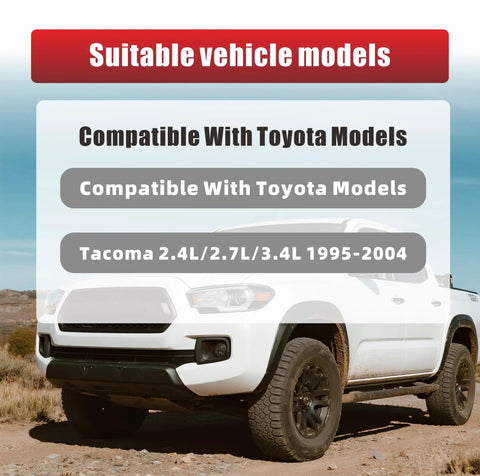 Toyota Tacoma 1995-2004 off-road with specs for Rack and Pinion Bushing Kit for 4Runner 1996-2002, Tacoma 4WD, Pickup 1995