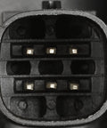 Close-up of the connector for OE Exact Electric Heater Control Valve With Built Tough Stainless Steel Components.
