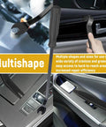 5-Piece Auto Trim Removal Tool Set No Scratch Plastic Pry Tools in use on car interior panels and fasteners