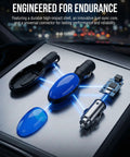Ultimate Car Fuel Saver Device For Cars And Trucks components on dashboard with high-impact shell and fuel-sync core