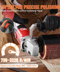 Beast 1200W Burnishing Polishing Tool With Six Speed Settings Handheld Metal Buffing Machine for Surface Conditioning