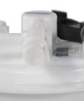 Heavy Duty Fuel Pump Module With Guide Rod Alignment And Jet Pump Reservoir For Fast Drop Install Without Fuel Level Sensor close-up viewed from the top.